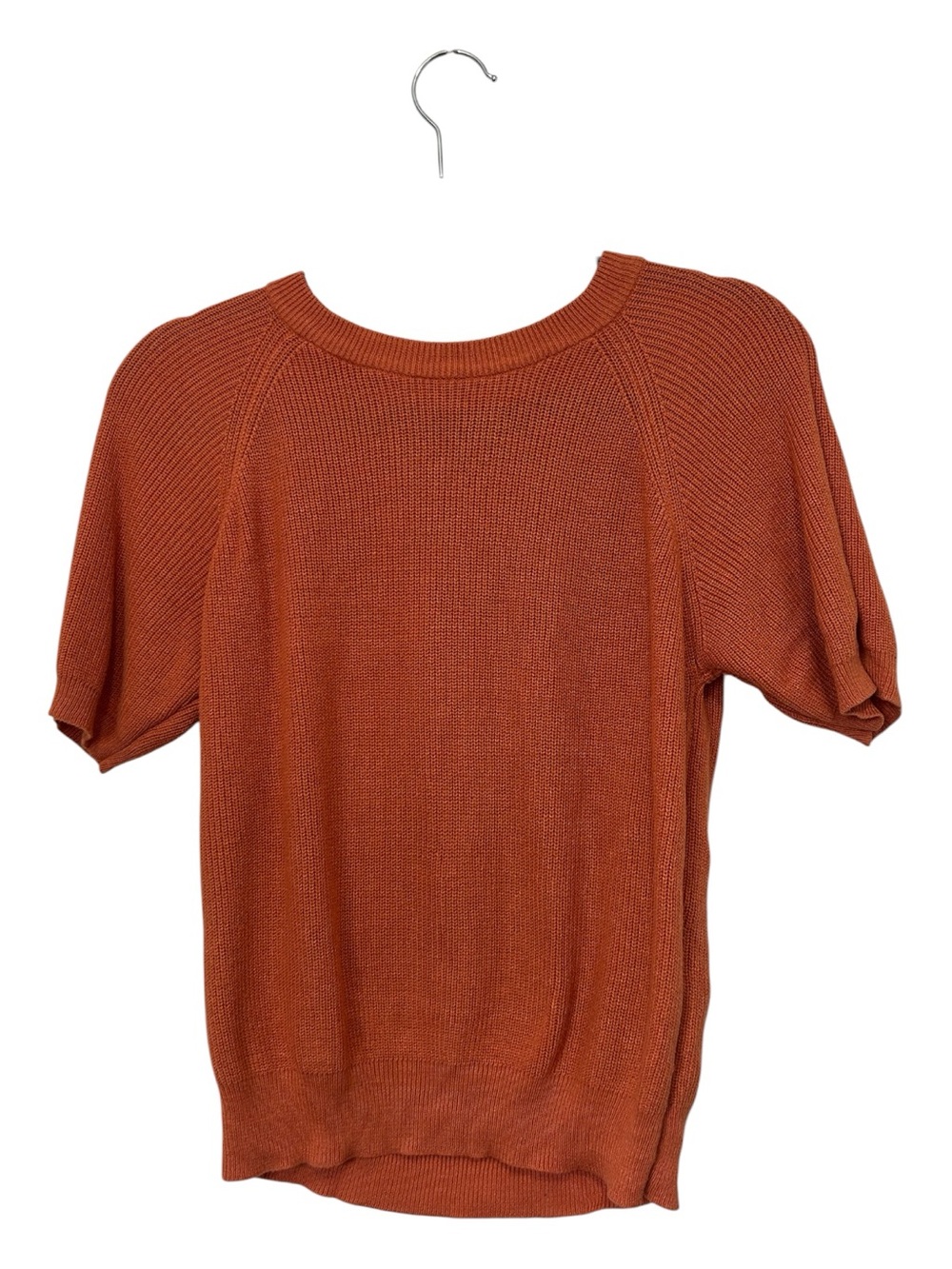 Vero Moda Burnt Orange Knit Crewneck Top